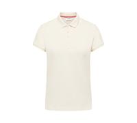 Kurzarmshirt MUSTANG "Damen Style Tara", Damen, Gr. M, sanftes weiß, Piqué, 95% Baumwolle, 5% Elasthan, Rundhals, Shirts (64766121-M) sanftes weiß