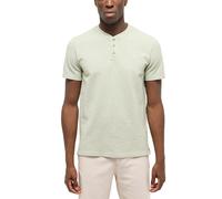 Kurzarmshirt MUSTANG "Herren Style Acton", Herren, Gr. M, hellgrün, Jersey, 100% Baumwolle, Rundhals, Shirts (83799815-M) hellgrün