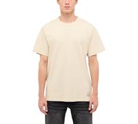 Kurzarmshirt MUSTANG "Herren Style Arvin", Herren, Gr. XL, beige, Jersey, 100% Baumwolle, Rundhals, Shirts (75111225-XL) beige
