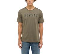 Kurzarmshirt MUSTANG "Herren Style Austin", Herren, Gr. 6XL, grün (khaki), Jersey, 100% Baumwolle, Rundhals, Shirts Kurzarmshirt (54354700-6XL)