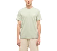 Kurzarmshirt MUSTANG "Herren Style Austin", Herren, Gr. M, grün (hellgrün), Jersey, 100% Baumwolle, Rundhals, Shirts (52710234-M) hellgrün