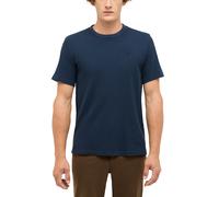 Kurzarmshirt MUSTANG "Herren Style Austin", Herren, Gr. M, navy, Jersey, 100% Baumwolle, Rundhals, Shirts Kurzarmshirt (77604617-M)