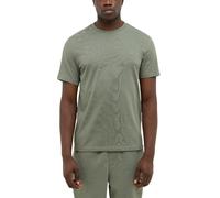 Kurzarmshirt MUSTANG "Herren Style Austin", Herren, Gr. S, grün (khaki), Jersey, 100% Baumwolle, Rundhals, Shirts Kurzarmshirt (26638068-S)