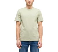 Kurzarmshirt MUSTANG "Herren Style Austin", Herren, Gr. XL, beige (hellgrün), Jersey, 100% Baumwolle, Rundhals, Shirts (88584454-XL) hellgrün