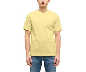 Kurzarmshirt MUSTANG "Herren Style Austin", Herren, Gr. XL, gelb (sonnengelb), Jersey, 100% Baumwolle, Rundhals, Shirts (32807541-XL) sonnengelb