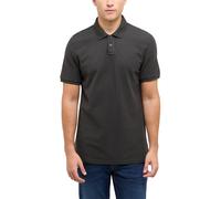 Kurzarmshirt MUSTANG "Herren Style Palco", Herren, Gr. 3XL, anthrazit, Piqué, 100% Baumwolle, Rundhals, Shirts Kurzarmshirt (43246730-XXXL)