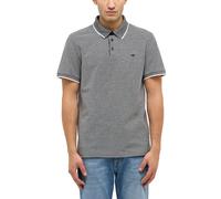 Kurzarmshirt MUSTANG "Herren Style Palco", Herren, Gr. 5XL, schwarz, Piqué, 100% Baumwolle, Rundhals, Shirts Kurzarmshirt (58815867-5XL)