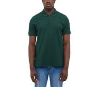 Kurzarmshirt MUSTANG "Herren Style Palco", Herren, Gr. L, grün (dunkelgrün), Strick, 100% Baumwolle, V-Ausschnitt, Shirts (81013557-L) dunkelgrün