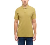 Kurzarmshirt MUSTANG "Herren Style Palco", Herren, Gr. L, khaki, Piqué, 100% Baumwolle, Rundhals, Shirts (37821528-L) khaki