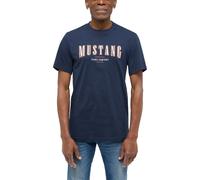 Mustang Herren T-Shirt mit plakativem Druck navy M