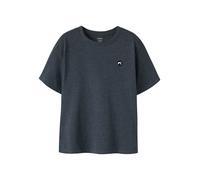 Kurzarmshirt NAME IT "NKMVIMO SS NREG TOP NOOS", Jungen, Gr. 116, schwarz sapphire, Jersey, Obermaterial: 60% Baumwolle, 40% Polyester, unifarben, normal, Rundhals, Shirts, Baumwollmischung, Jersey (9