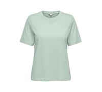 Kurzarmshirt ONLY "ONLONLY S/S TEE JRS NOOS", Damen, Gr. L, grünlilly, Jersey, Obermaterial: 100% Baumwolle, unifarben, regular fit normal, Rundhals, Shirts, regular fit, casual, Single Jersey, Baumwo