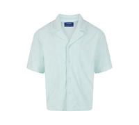 Kurzarmshirt PEQUS "PEQUS PEQUS Chest Logo Monogram Frottee Shirt", Herren, Gr. M, mc, 100% Polyester, bedruckt, normal, amerikanischer Ausschnitt, Shirts Kurzarmshirt (50257244-M)