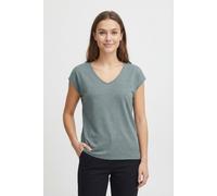 Kurzarmshirt PIECES "PC BILLO", Damen, Gr. XL, trooper detail:gold lurex, Jersey, Obermaterial: 85% Viskose, 10% metallisierte Fasern, 5% Elasthan, Glitzermuster, unifarben, bequem normal, Rundhals, S