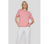Kurzarmshirt RABE, Damen, Gr. 50, koralle, Jersey, Obermaterial: 54% Viskose, 46% Polyester, geringelt, gestreift, normal hüftbedeckend, Rundhals, Shirts, im Streifen-Look und mit Rundhals (42726604-5