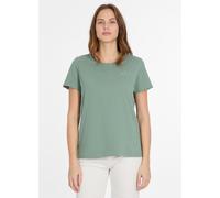 Kurzarmshirt RAGWEAR "ADORI LOVE", Damen, Gr. 3XL, grün (dusty grün), Jersey, Obermaterial: 100% Baumwolle, unifarben, hüftlang, Rundhals, Shirts (37248769-XXXL) dusty grün