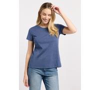 Kurzarmshirt RAGWEAR "MINTTA", Damen, Gr. M, night blau, Jersey, Obermaterial: 50% Baumwolle, 50% Polyester, unifarben, normal, Rundhals, Shirts, Klassischer Fit aus Single Jersey mit softem Finish (7