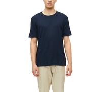 Geripptes T-Shirt mit Crew Neck XL blau 2178929.5978.XL