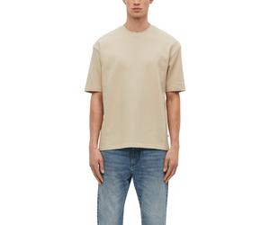 Kurzarmshirt S.OLIVER, Jungen, Gr. 3XL, beige, Single Jersey, Obermaterial: 100% Baumwolle, unifarben, normal hüftbedeckend, Rundhals, abgesteppte Kante, Shirts, Sommershirt in Struktur-Optik (1318150