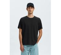 SELECTED HOMME Herren Slhaspen Slub O-neck Tee Noos T-Shirt, Schwarz, XXL EU