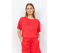 Kurzarmshirt SOYACONCEPT "SC-BANU 301", Damen, Gr. M, bittersweet, Jersey, Obermaterial: 48% Modal, 48% Polyester, 4% Elasthan, bedruckt, normal, Rundhals, Shirts, Viskosemischung (16417343-M) bitters