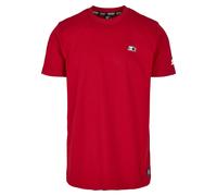 Kurzarmshirt STARTER BLACK LABEL "Starter Black Label Herren Starter Essential Jersey", Jungen, Gr. S, rot (cityrot), 100% Baumwolle, unifarben, normal, Rundhals, Shirts (35326566-S) cityrot