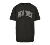 Kurzarmshirt STARTER BLACK LABEL "Starter Black Label Herren Starter New York Tee", Herren, Gr. M, schwarz, 100% Baumwolle, unifarben, oversize, Rundhals, Shirts (31862420-M) schwarz