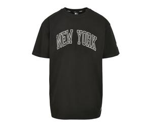 Kurzarmshirt STARTER BLACK LABEL "Starter Black Label Herren Starter New York Tee", Jungen, Gr. M, schwarz, 100% Baumwolle, unifarben, oversize, Rundhals, Shirts (31862420-M) schwarz