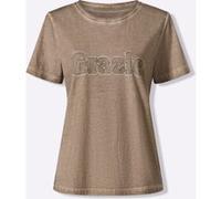 Kurzarmshirt taupe 42