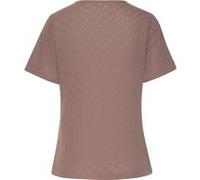 Kurzarmshirt taupe, beere 40/42