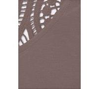 Kurzarmshirt taupe, schwarz 40/42