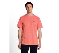 Kurzarmshirt TOM TAILOR, Jungen, Gr. XXL, orange rot, Single Jersey, Obermaterial: 60% Baumwolle, 40% Polyester, meliert, regular fit hüftbedeckend, Rundhals, abgesteppte Kante, Shirts, Sommershirt mi