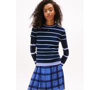 Tommy Hilfiger Dw0dw17383 Langarm-t-shirt M Navy Blue