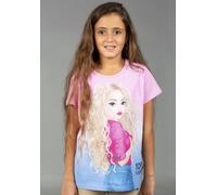 Kurzarmshirt TOPMODEL "TOPModel Kurzarmshirt", Mädchen, Gr. 140, pink (pink frostin), Obermaterial: 100% Baumwolle, Basic, regular fit, Rundhals, Shirts (37877568-140) pink frostin