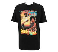 Kurzarmshirt "Upscale by Mister Tee Herren Biggie Ready To Die Oversize Tee", Herren, Gr. M, schwarz, 100% Baumwolle, UPSCALE BY MISTER TEE, unifarben, oversize, Rundhals, Shirts (42851417-M) schwarz