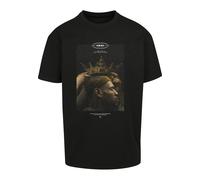 Kurzarmshirt "Upscale by Mister Tee Herren Kid from Akron Oversize Tee", Herren, Gr. M, schwarz, 100% Baumwolle, UPSCALE BY MISTER TEE, unifarben, oversize, Rundhals, Shirts (87771516-M) schwarz
