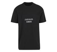 Kurzarmshirt "Upscale by Mister Tee Herren Movie Oversize Tee", Herren, Gr. M, schwarz, 100% Baumwolle, UPSCALE BY MISTER TEE, unifarben, normal, Rundhals, Shirts Kurzarmshirt (63913740-M)