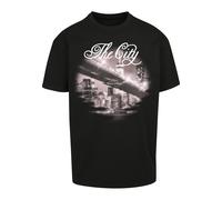 Kurzarmshirt "Upscale by Mister Tee Herren The City Oversize Tee", Herren, Gr. M, schwarz, 100% Baumwolle, UPSCALE BY MISTER TEE, unifarben, oversize, Rundhals, Shirts Kurzarmshirt (94987025-M)