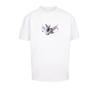 Kurzarmshirt "Upscale by Mister Tee Herren Vive la Liberte Oversize Tee", Herren, Gr. 5XL, weiß, 100% Baumwolle, UPSCALE BY MISTER TEE, unifarben, oversize, Rundhals, Shirts Kurzarmshirt (60824558-5XL