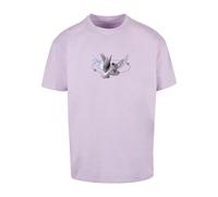 Kurzarmshirt "Upscale by Mister Tee Herren Vive la Liberte Oversize Tee", Herren, Gr. S, lila, 100% Baumwolle, UPSCALE BY MISTER TEE, unifarben, oversize, Rundhals, Shirts (81652807-S) lila