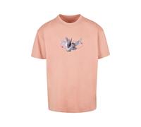 Kurzarmshirt "Upscale by Mister Tee Herren Vive la Liberte Oversize Tee", Jungen, Gr. M, amber, 100% Baumwolle, UPSCALE BY MISTER TEE, unifarben, oversize, Rundhals, Shirts (37854115-M) amber
