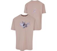 Kurzarmshirt "Upscale by Mister Tee Herren Vive la Liberte Oversize Tee", Jungen, Gr. XS, duskrose, 100% Baumwolle, UPSCALE BY MISTER TEE, unifarben, oversize, Rundhals, Shirts (10308121-XS) duskrose