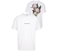Kurzarmshirt "Upscale by Mister Tee Unisex We Dream in Colors Oversize Tee", Herren, Gr. XL, weiß, 100% Baumwolle, UPSCALE BY MISTER TEE, unifarben, oversize, Rundhals, Shirts (66584367-XL) weiß