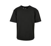 Kurzarmshirt URBAN CLASSICS "Urban Classics Boys Boys Heavy Oversize Tee", Mädchen, Gr. 134/140, schwarz, 100% Baumwolle, unifarben, oversize, Rundhals, Shirts (63473213-134) schwarz