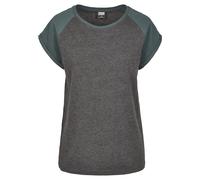Urban Classics Ladies T-Shirt Contrast Raglan Tee, lässiges Raglan T-Shirt für Frauen, Regular Fit, erhältlich in vielen Farben, Größen XS-5XL