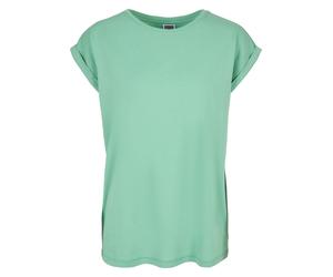 Kurzarmshirt URBAN CLASSICS "Urban Classics Damen Ladies Extended Shoulder Tee", Damen, Gr. 5XL, freshseed, 100% Baumwolle, unifarben, loose fit, Rundhals, Shirts (68906302-5XL) freshseed