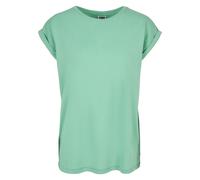 Kurzarmshirt URBAN CLASSICS "Urban Classics Damen Ladies Extended Shoulder Tee", Damen, Gr. M, freshseed, 100% Baumwolle, unifarben, loose fit, Rundhals, Shirts (68906302-M) freshseed