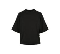 Kurzarmshirt URBAN CLASSICS "Urban Classics Damen Ladies Organic Heavy Tee", Damen, Gr. M, schwarz, 100% Baumwolle, unifarben, oversize, Rundhals, Shirts (11815813-M) schwarz