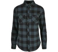 Urban Classics Turnup Checked Flanell Langarmhemd