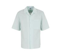Urban Classics Hemd Relaxed Seersucker Short Sleeve Shirt TB6409 Frostmint-3XL
